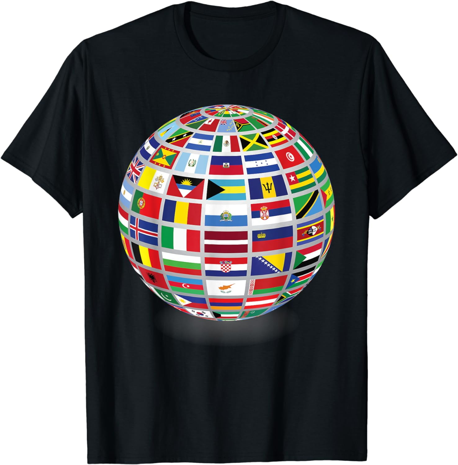 Flags Of The Countries Of The World International Earth Day T-Shirt ...