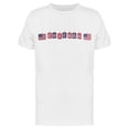thumbnail image 1 of Flags Of Usa And Chicago Tee Men's -Image by Shutterstock, 1 of 2