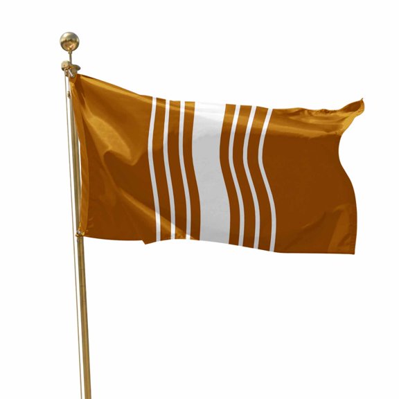 Flags for Outside 2x3 ft Burnt Orange Vertical Stripes Outdoor Flags Double Sided Grommets House Banner Classic Striped Patio Yard Flag for Outdoor Flying Party Porch Garden Decorations Indoor