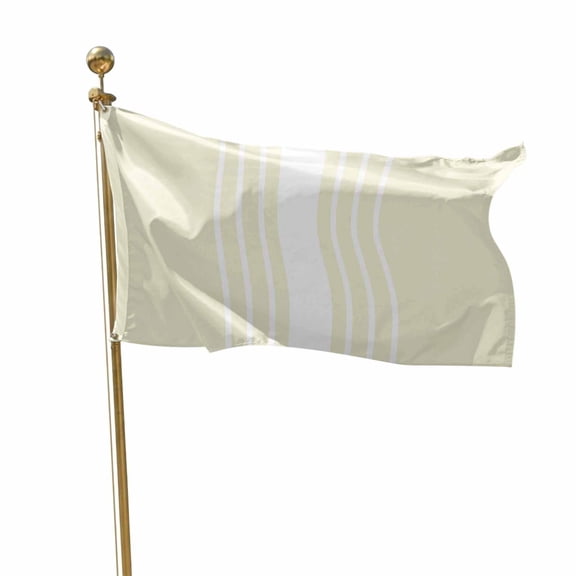 Flags for Outside 2x3 ft Cream Vertical Stripes Outdoor Flags Double Sided Grommets House Banner Classic Striped Patio Yard Flag for Outdoor Flying Party Porch Garden Decorations Indoor