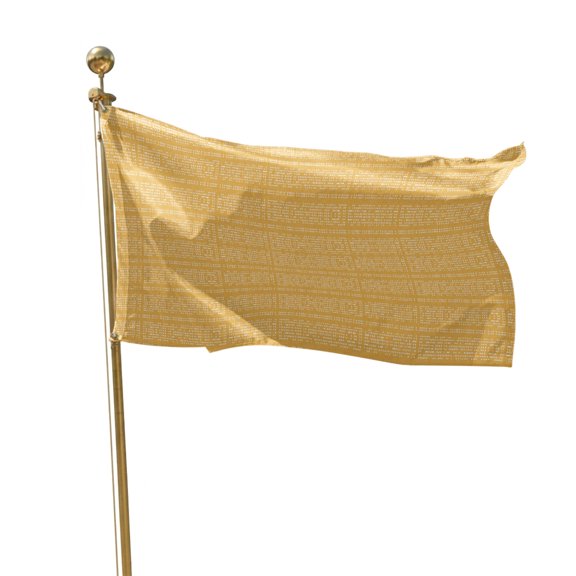 Flags for Outside 2x3 ft Golden Stripes Grain Outdoor Flags Double Sided Grommets House Banner Solid Color Patio Yard Flag for Outdoor Flying Party Porch Garden Decorations Indoor