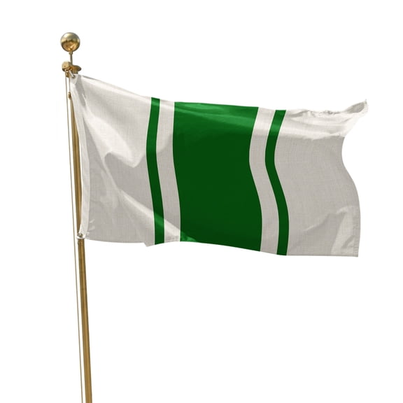 Flags for Outside 2x3 ft Green Stripe Lines Outdoor Flags Double Sided Grommets House Banner Linen Striped Patio Yard Flag for Outdoor Flying Party Porch Garden Decorations Indoor