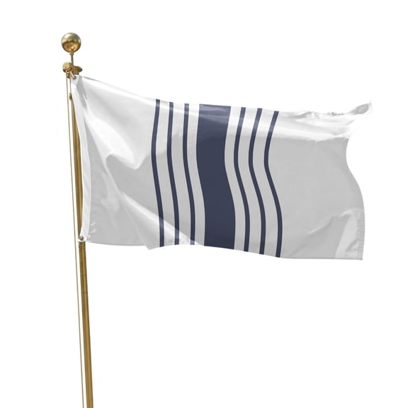 Flags for Outside 2x3 ft Navy Blue Stripes Outdoor Flags Double Sided Grommets House Banner Vertical Striped Lines Patio Yard Flag for Outdoor Flying Party Porch Garden Decorations Indoor
