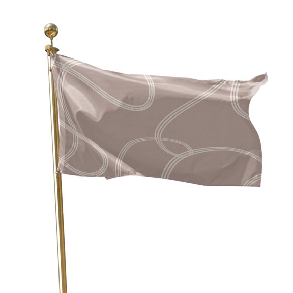 Flags for Outside 2x3 ft Pink Swirling Ribbons Outdoor Flags Double Sided Grommets House Banner Wavy Lines Abstract Tracks Patio Yard Flag for Outdoor Party Porch Garden Decorations Indoor