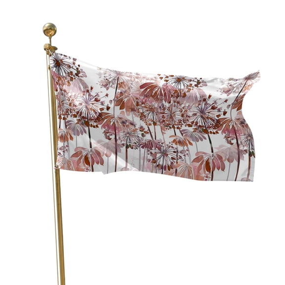 Flags for Outside 2x3 ft Red Dandelion Outdoor Flags Double Sided Grommets House Banner Spring Bloom Flowers Patio Yard Flag for Outdoor Flying Party Porch Garden Decorations Indoor