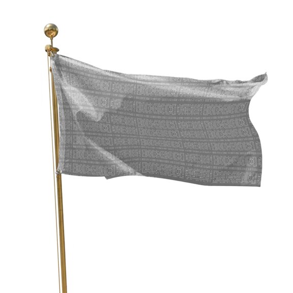 Flags for Outside 2x3 ft Stripes Grain Outdoor Flags Double Sided Grommets House Banner Grey Solid Color Patio Yard Flag for Outdoor Flying Party Porch Garden Decorations Indoor