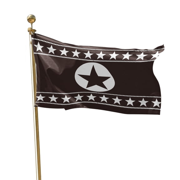 Flags for Outside 2x3 ft Western Texas Star Retro Outdoor Flags Double Sided Grommets House Banner Tribal Brown Patio Yard Flag for Outdoor Flying Party Porch Garden Decorations Indoor