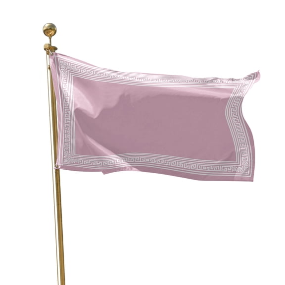 Flags for Outside 3x5 ft Pink Key Design Outdoor Flags Double Sided Grommets House Banner Geometric Back Print Patio Yard Flag for Outdoor Flying Party Porch Garden Decorations Indoor