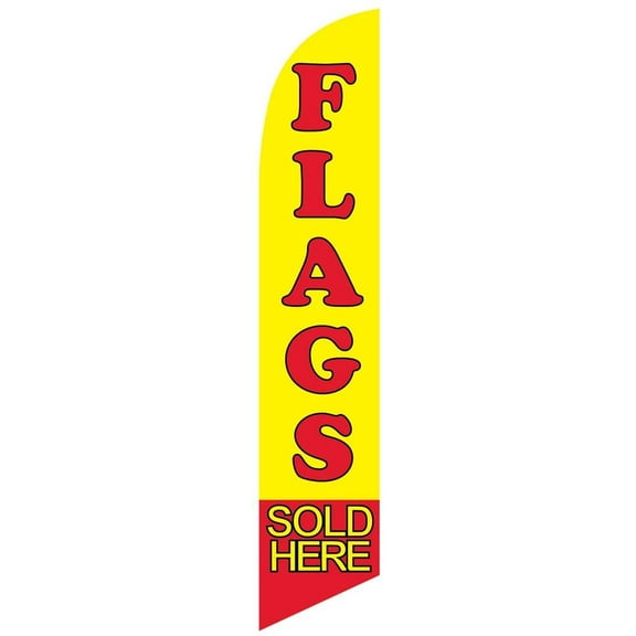 Flags Sold Here Feather Banner Swooper Flag -No Wind Required- Replacement FLAG ONLY