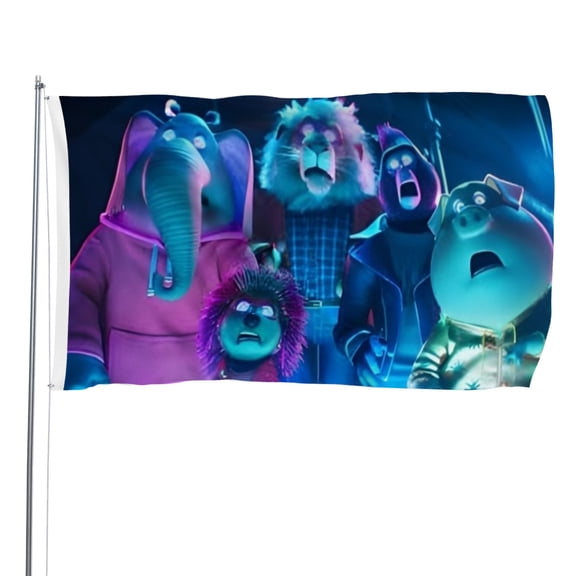 Flags for Sing Thriller Decorations for Home, Outside, Indoor Outdoor Flag, House Flag Party Funny Gift Banner 35 FT