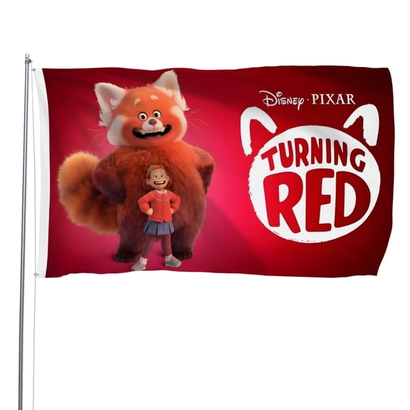 Flags for Turning Red Decorations for Home, Outside, Indoor Outdoor Flag, House Flag Party Funny Gift for Friends 35 FT