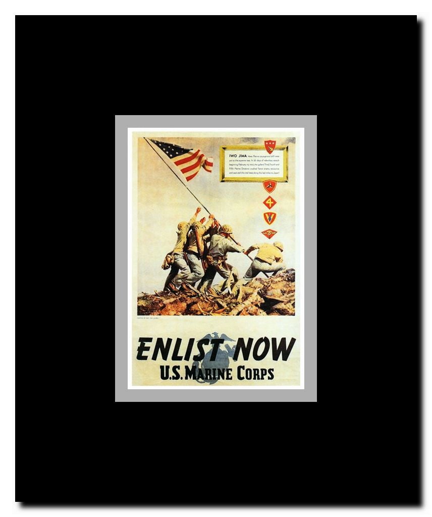 Flags of Our Fathers Framed Movie Poster