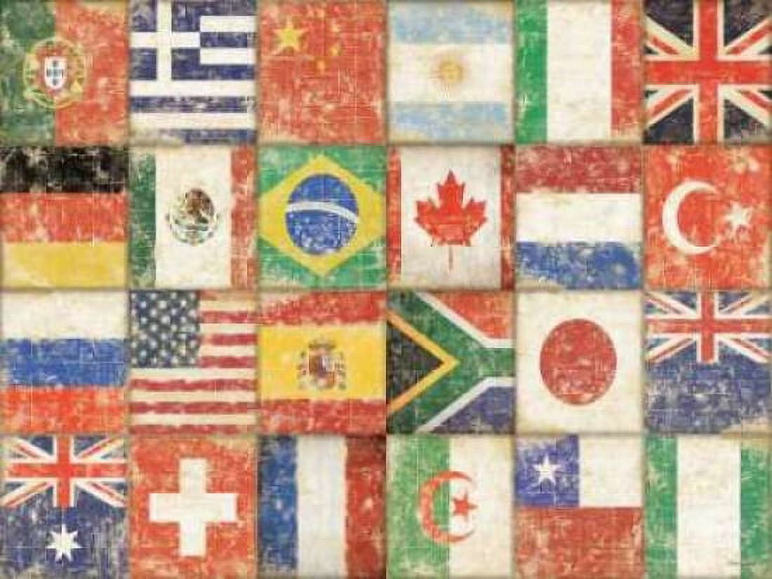 Flags of the World Canvas Art - Stephanie Marrott (18 x 24)