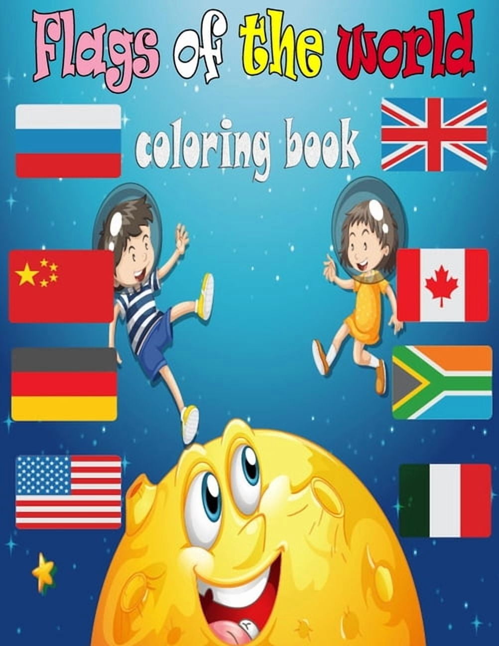 Flags of the world coloring book: A great book for playing and learning ...