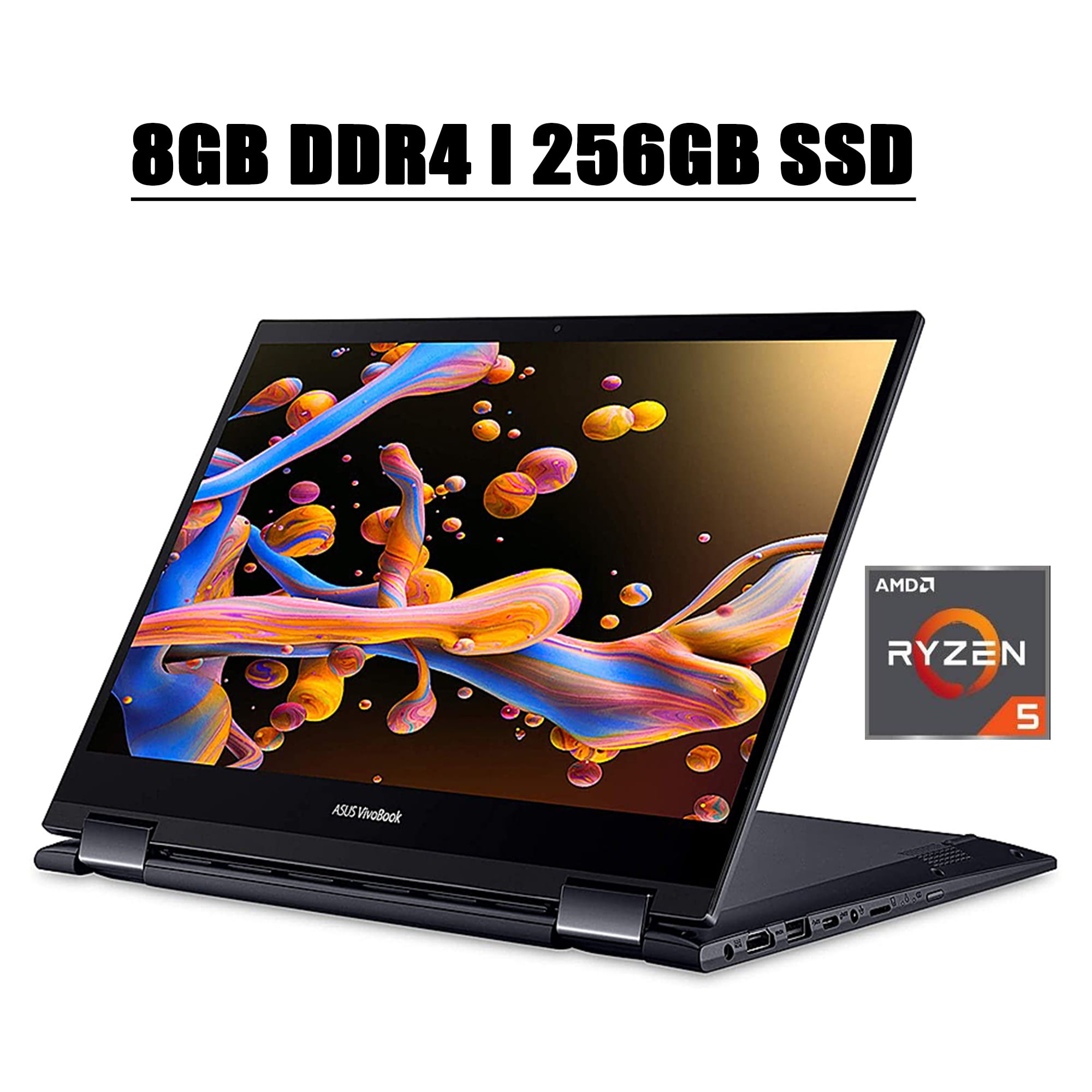 Flagship ASUS VivoBook Flip Thin and Light 2 in 1 Convertible Laptop 14