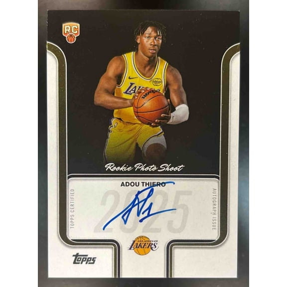 Flagship Adou Thiero #RP-AT Rookie Photo Shoot Autograph