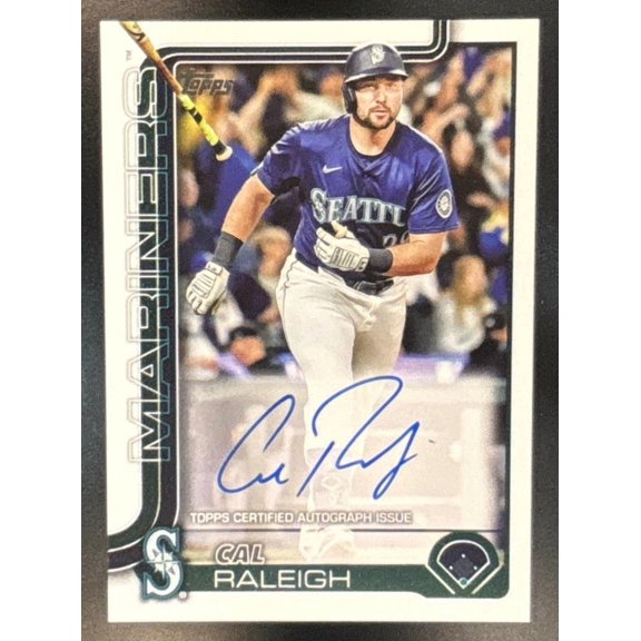 Flagship Cal Raleigh #603 Flagship Real One Autographs Series 2