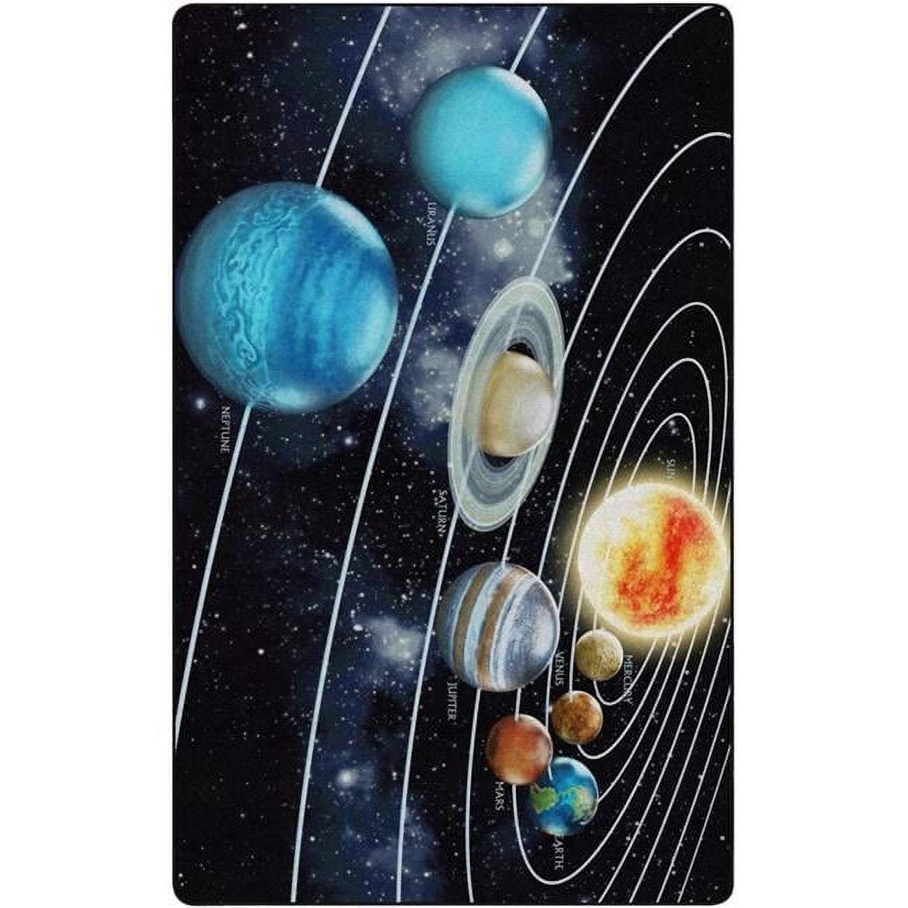 Solar System Rug Rectangle Flagship Carpets 1595575 Traveling The Solar System Rectangle Carpet, 6 ...