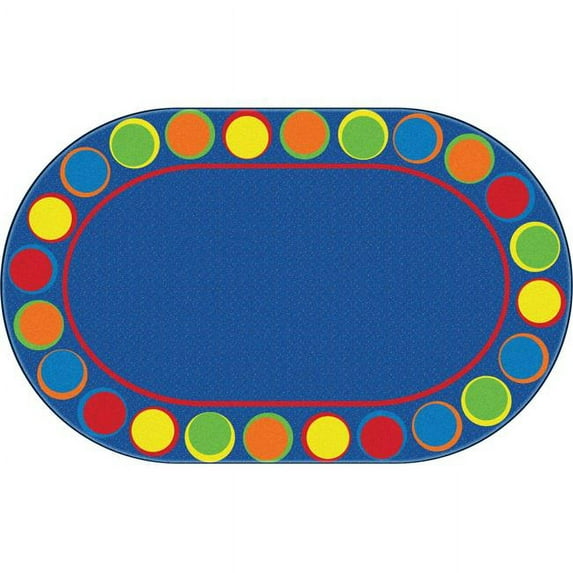 Flagship Carpets Cheerful Sitting Spots Oval Rug