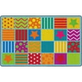 thumbnail image 1 of Flagship Carpets FCIFE33144A Silly Seating Classroom Rug, Multicolor, 1 of 2