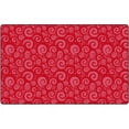 thumbnail image 1 of Flagship Carpets FE390-44A 7 ft. 6 x 12 Swirl Tone on Tone Rug, Cherry - Rectangle, 1 of 1