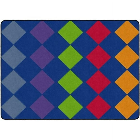 Flagship Carpets FX1527-32FS 6 in. x 8 ft. 4 in. Diamond Seating Corpet
