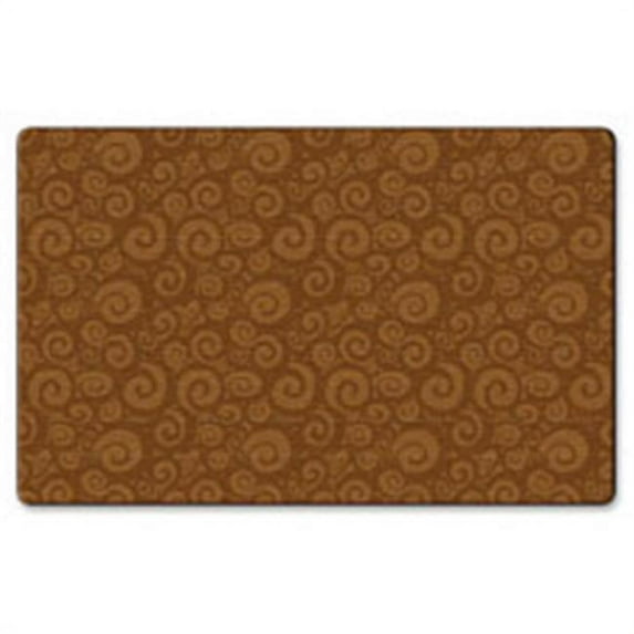 Flagship Carpets Solid Color Swirl Rug
