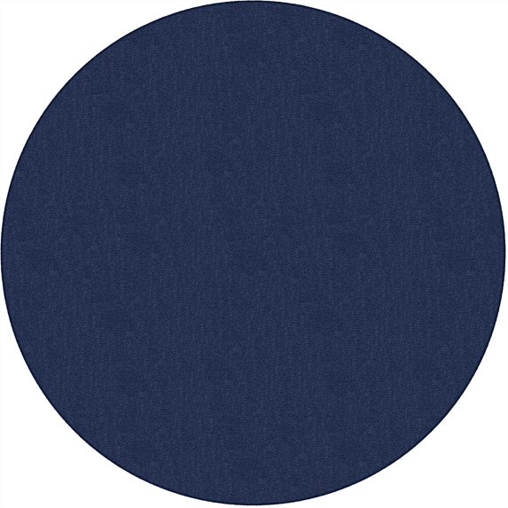 Flagship Carpets Traditional Rug Solids 6' Round Navy AS27NV