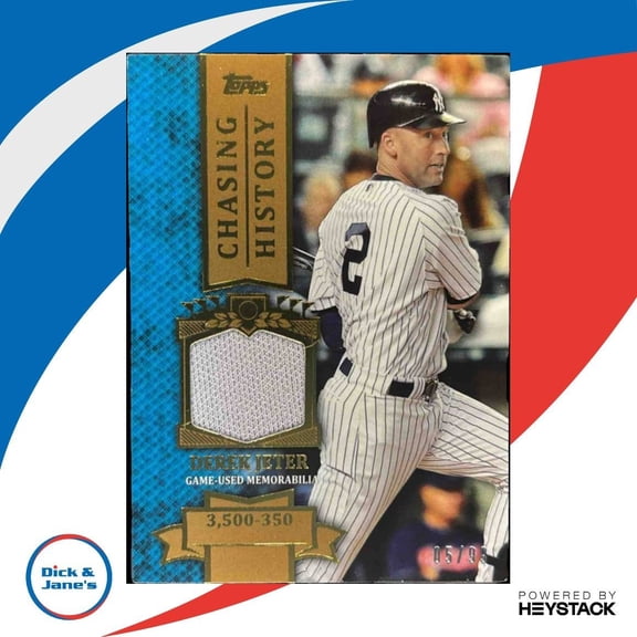 Flagship Derek Jeter #CHR-DJ Chasing History Relics Gold
