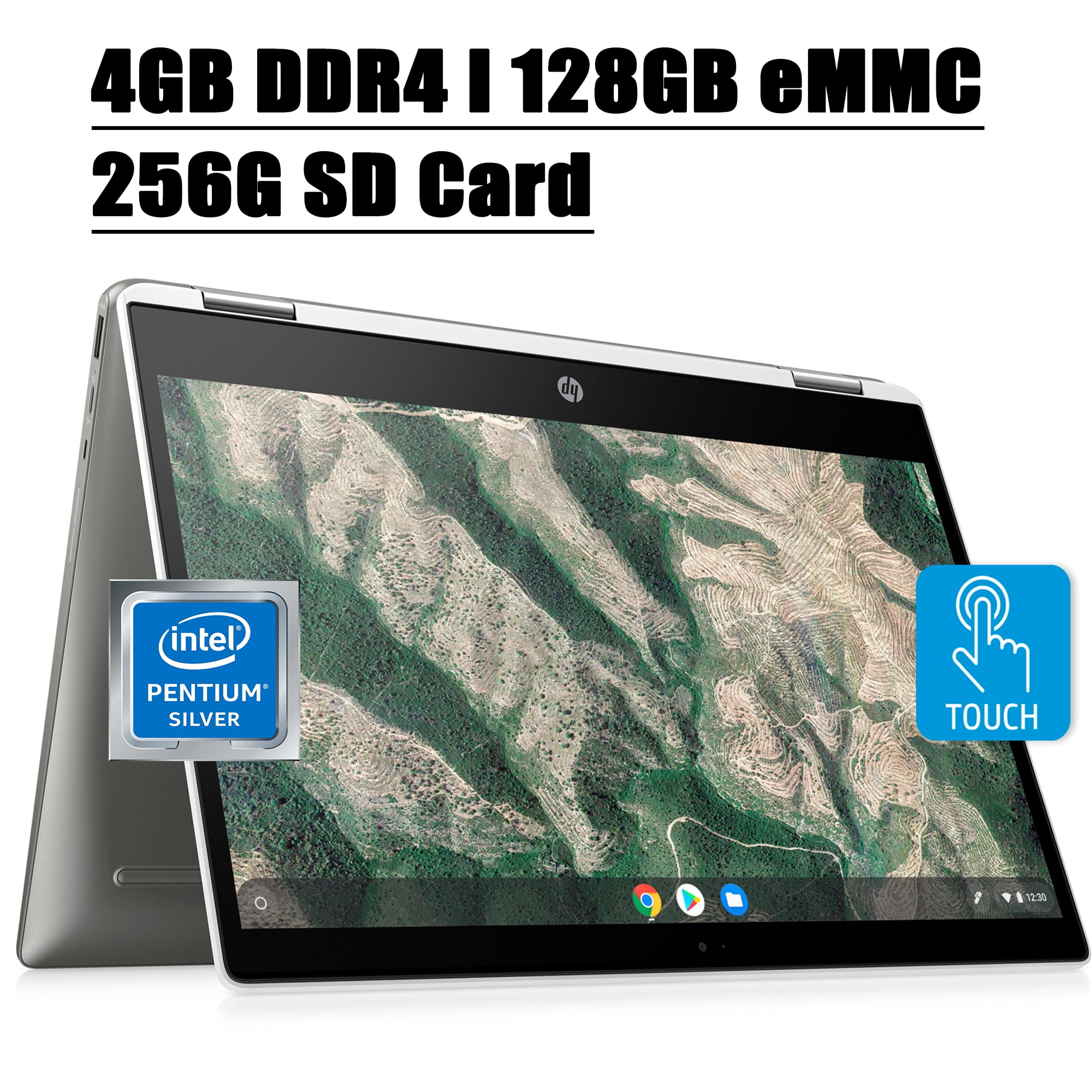 Flagship HP Chromebook x360 14 in Laptop I 14