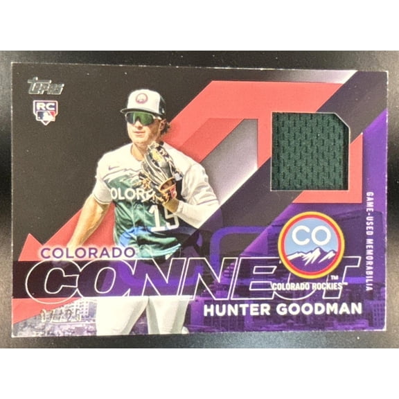 Flagship Hunter Goodman #CC2-HG City Connect Swatch Collection Relics Series Two Red