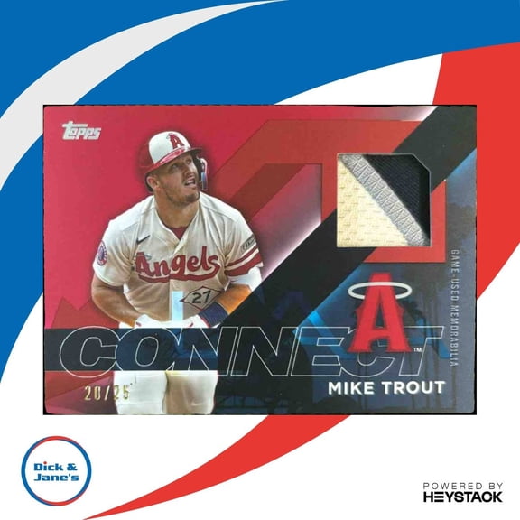 Flagship Mike Trout #CC-MT City Connect Swatch Collection Relic Red