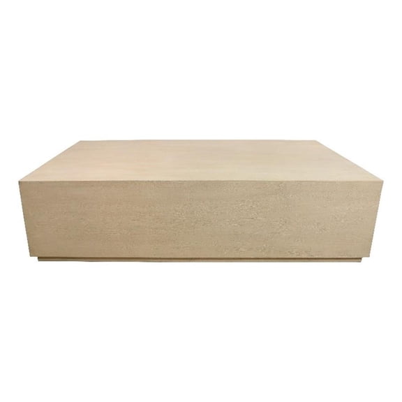 Flagstaff 72" Solid Wood Cocktail Table in Stone Natural Finish
