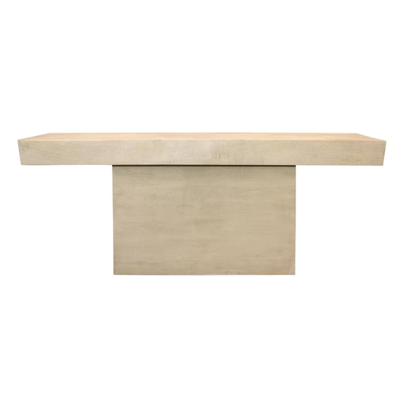 Flagstaff 72" Solid Wood Console Table in Stone Natural Finish