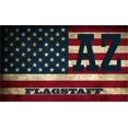 thumbnail image 1 of Flagstaff AZ Arizona Coconino County Vintage US Flag Decal Bumper Sticker 3M Vinyl 3" x 5", 1 of 3