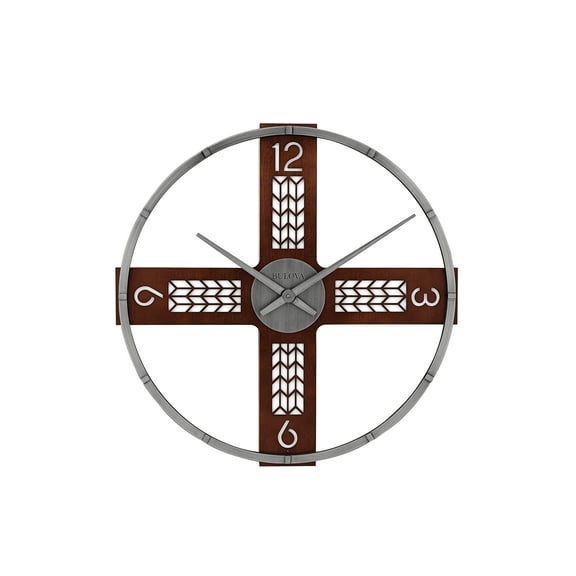 Flagstaff Oversize Lighted Wall Clock by Bulova