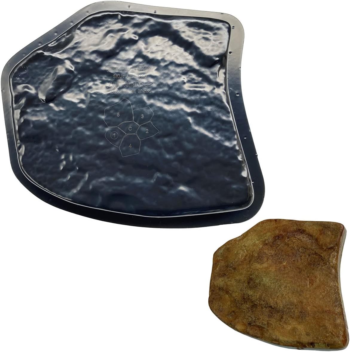 Flagstone Mold for Concrete, DIY Flagstone Paver, Concrete Mold, Cement