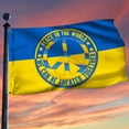 thumbnail image 1 of Flagwix Peace In The World Ukraine Grommet Flag THN3779GFv2 - 3x5 ft., No Flag Pole Rings, 1 of 6