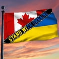 thumbnail image 1 of Flagwix Stand With Ukraine, Canada Ukraine Grommet Flag THB3781GFv1 - 4x6 ft., With Flag Pole Rings, 1 of 6