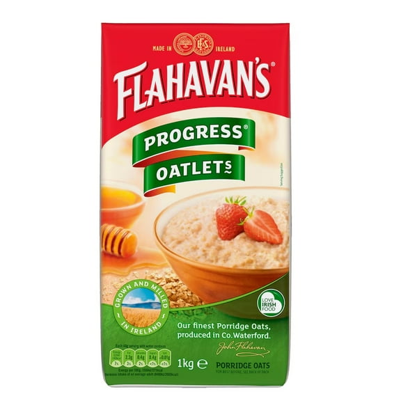 Flahavans Progress Oatlets Porridge Oats 1kg