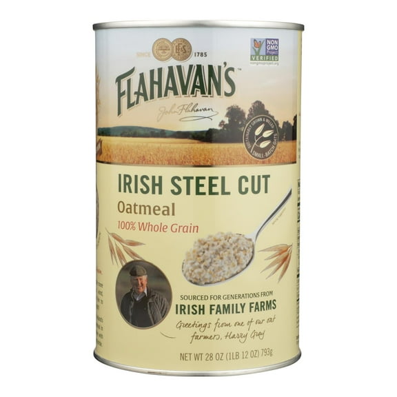 Flahavans Oatmeal - Irish Steel Cut - (Case of 6) - 28 Oz