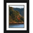 thumbnail image 1 of Flaherty, Dennis 11x14 Black Ornate Wood Framed with Double Matting Museum Art Print Titled - Japan, Wakagama A Torii Gate on hillside, 1 of 4