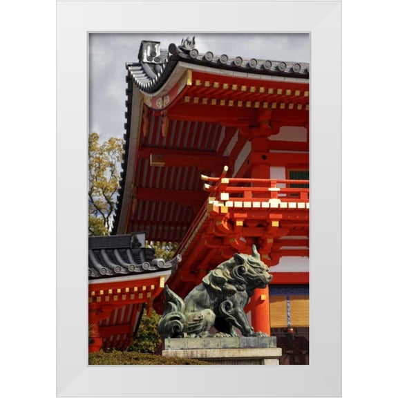 Flaherty, Dennis 11x14 White Modern Wood Framed Museum Art Print Titled - Japan, Kyoto Fushimi-Inari-Taisha Shinto shrine