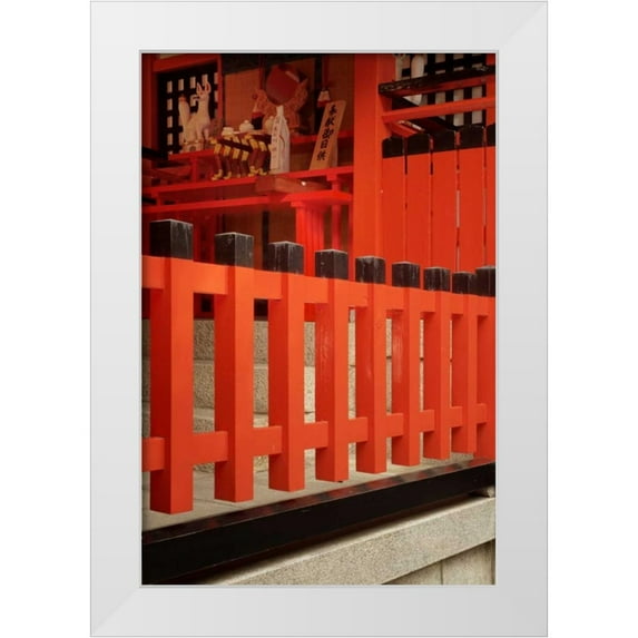 Flaherty, Dennis 11x14 White Modern Wood Framed Museum Art Print Titled - Japan, Kyoto Fushimi-Inari-Taisha Shinto shrine