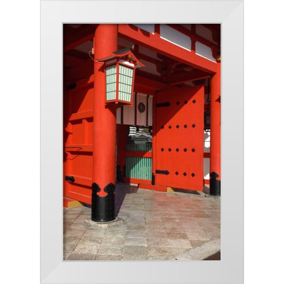 Flaherty, Dennis 11x14 White Modern Wood Framed Museum Art Print Titled - Japan, Kyoto Fushimi-Inari-Taisha Shrine