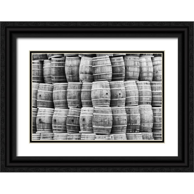 Flaherty, Dennis 14x11 Black Ornate Wood Framed with Double Matting