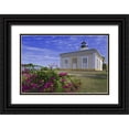 thumbnail image 1 of Flaherty, Dennis 14x11 Black Ornate Wood Framed with Double Matting Museum Art Print Titled - Puerto Rico Faro Punta Mulas lighthouse, 1 of 4