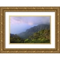thumbnail image 1 of Flaherty, Dennis 14x11 Gold Ornate Wood Framed with Double Matting Museum Art Print Titled - Hawaii, Kauai Kalalau Overlook of Na Pali Coast, 1 of 4