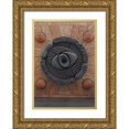 thumbnail image 1 of Flaherty, Dennis 14x18 Gold Ornate Wood Framed with Double Matting Museum Art Print Titled - Japan, Ikoma Art display inside train station, 1 of 4