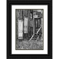 thumbnail image 1 of Flaherty, Dennis 23x32 Black Ornate Wood Framed with Double Matting Museum Art Print Titled - Colorado, St Elmo Weathered doors in building, 1 of 4